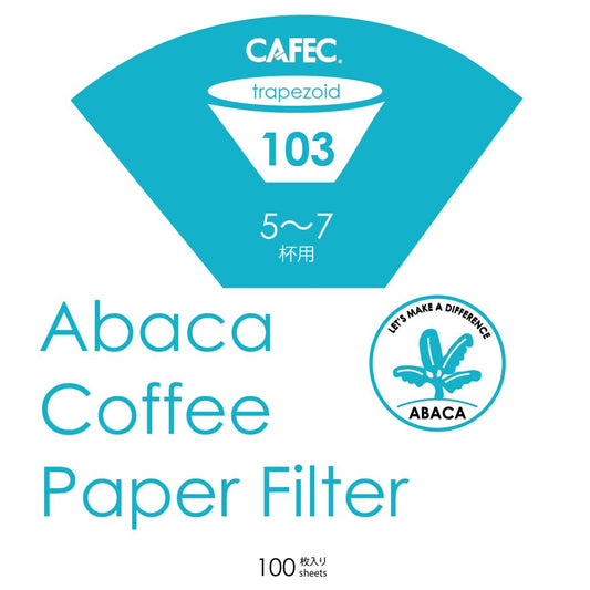 Cafec Abaca Trapezoid Filtre Kağıdı -103